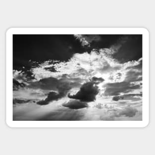 Black clouds / Swiss Artwork Photography Sticker